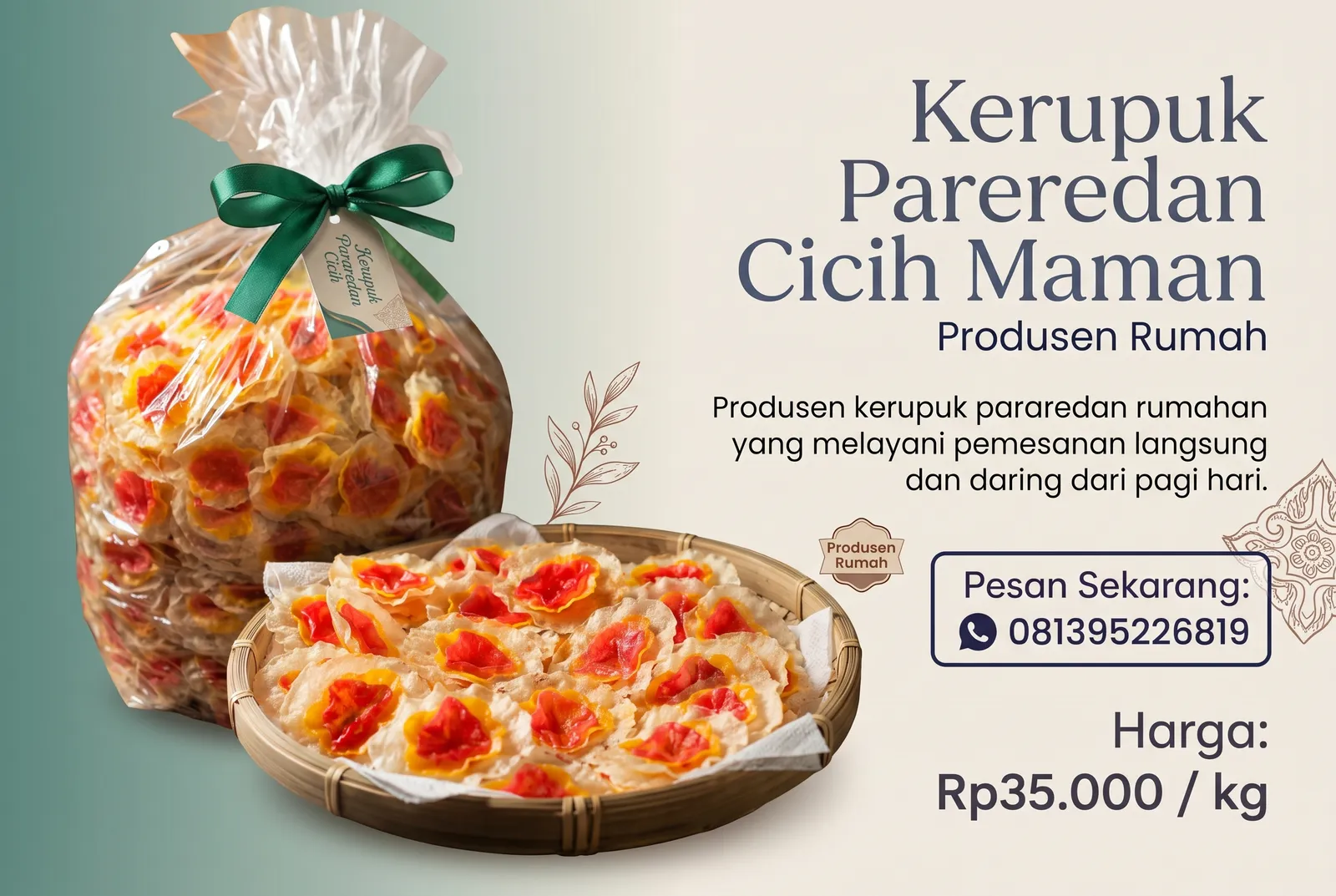 Foto profil Kerupuk Pararedan Cicih Maman