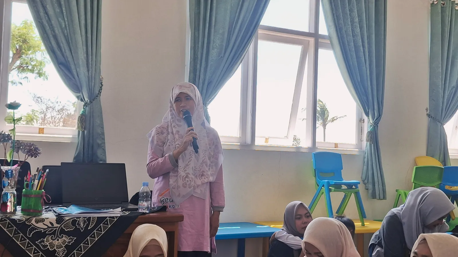 Kata sambutan dari kepala sekolah TK Negeri At-Taqwa Silebu “Cantik"